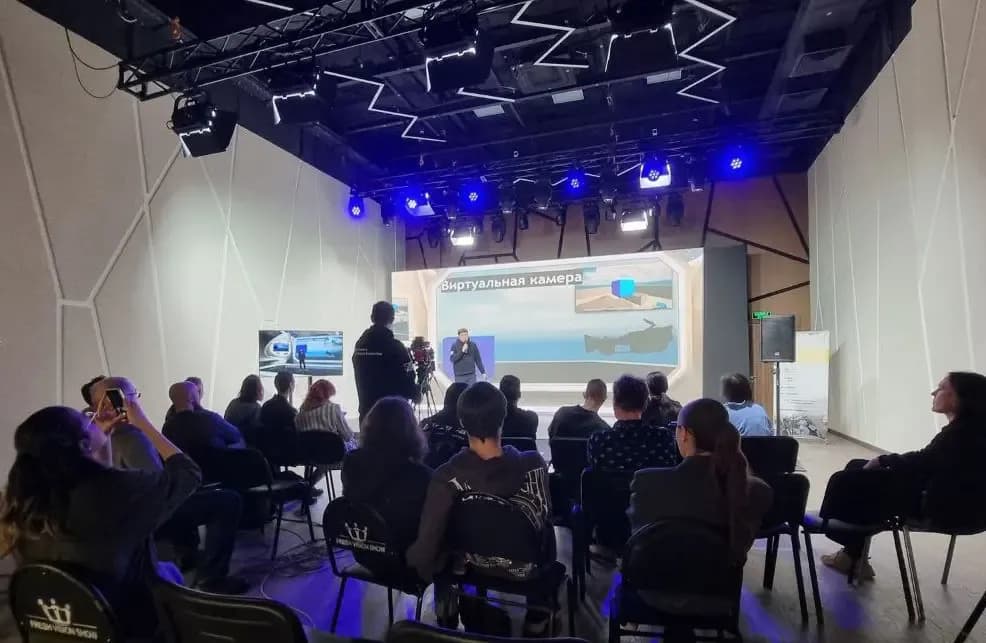 Изображение к материалу «Fresh Vision Show: площадка интенсива VARYA по virtual production»