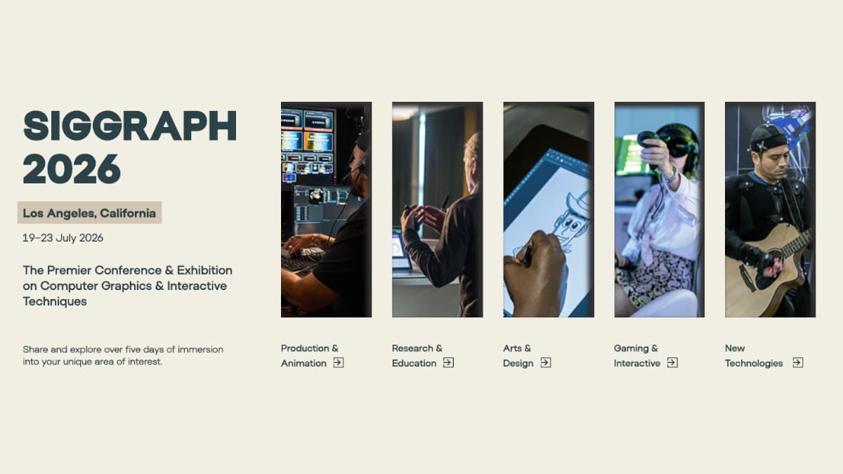 SIGGRAPH 2026 — официальная обложка